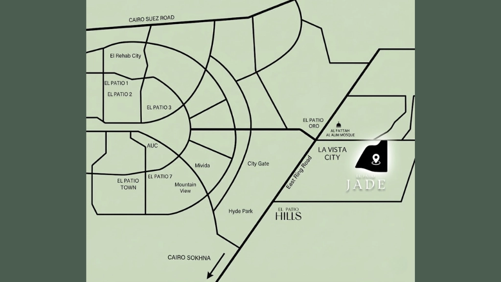 El Patio Jade Compound location​